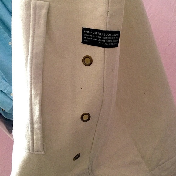 Bross & Jeans Oversized Cream Hoodie Argentina Import Item Front Pouch Hood - Picture 6 of 11